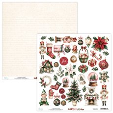 MT-SOJ-09 PRZEDSPRZEDAŻ *Season of Joy - Mintay -papier dwustronny z elementami 30,5x30,5cm-wysyłka po 25 lipca 2026r.