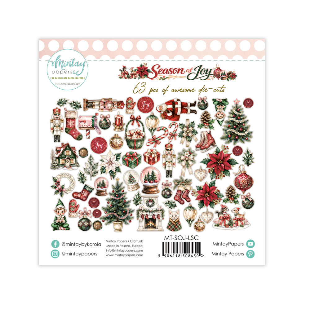 MT-SOJ-LSC PRZEDSPRZEDAŻ *Season of Joy- MINTAY PAPERS Papierowe Elementy-wysyłka po 25 lipca 2026r.