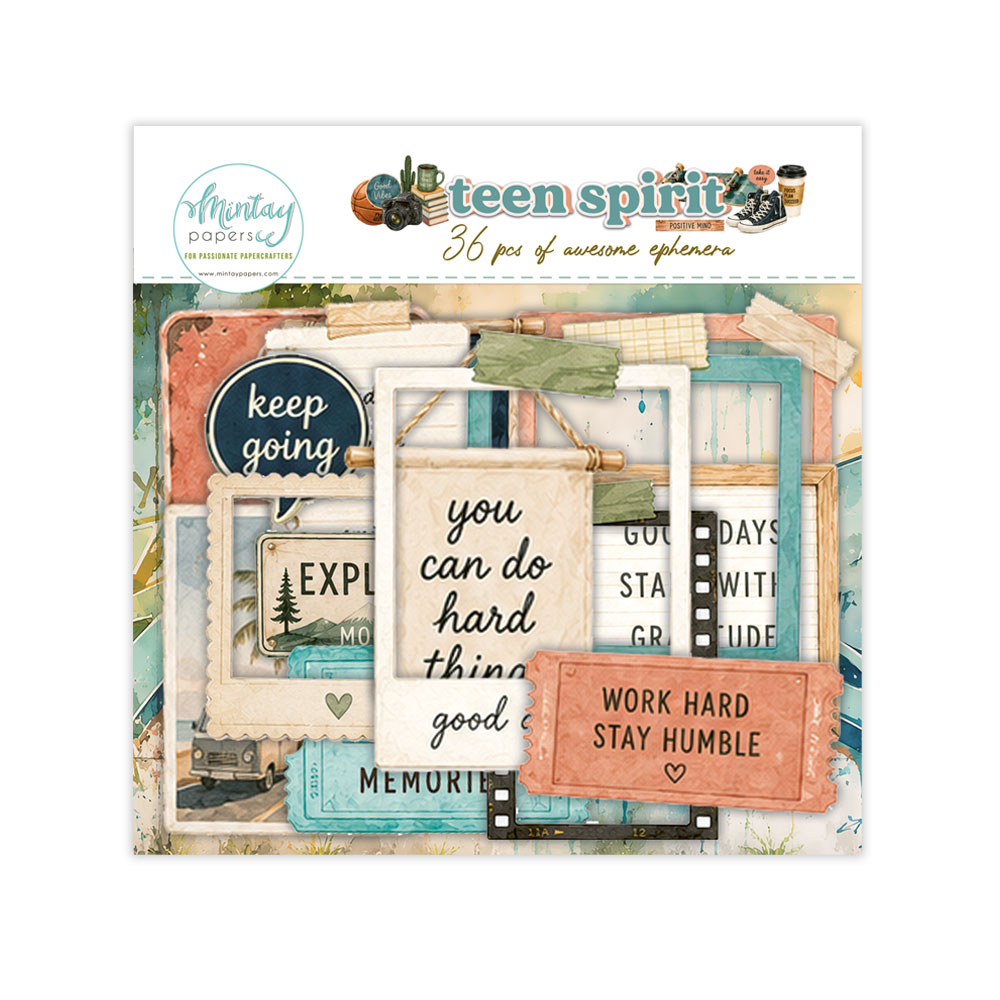 MT-TSP-LSCE PRZEDSPRZEDAŻ *Teen Spirit -Efemery - die cuts 36szt-wysyłka po 25 lipca 2026r.