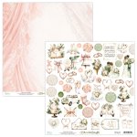 MT-TWD-09 PRZEDSPRZEDAŻ *The Wedding Day - Mintay -papier dwustronny z elementami 30,5x30,5cm-wysyłka po 25 lipca 2026r.