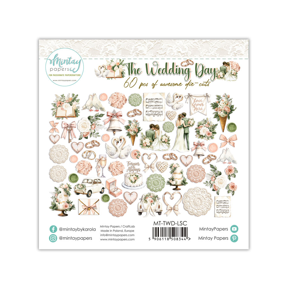 MT-TWD-LSC PRZEDSPRZEDAŻ *The Wedding Day - MINTAY PAPERS Papierowe Elementy-wysyłka po 25 lipca 2026r.