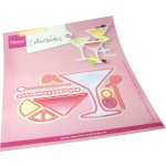 COL1592 Wykrojniki Marianne Design Collectable -Martini Glass by Marleen-kieliszek koktajlowy