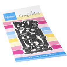 CR1736 Wykrojnik Marianne Design-Craftable -Punch die XL-Nuts & bolts-śrubki i gwoździe