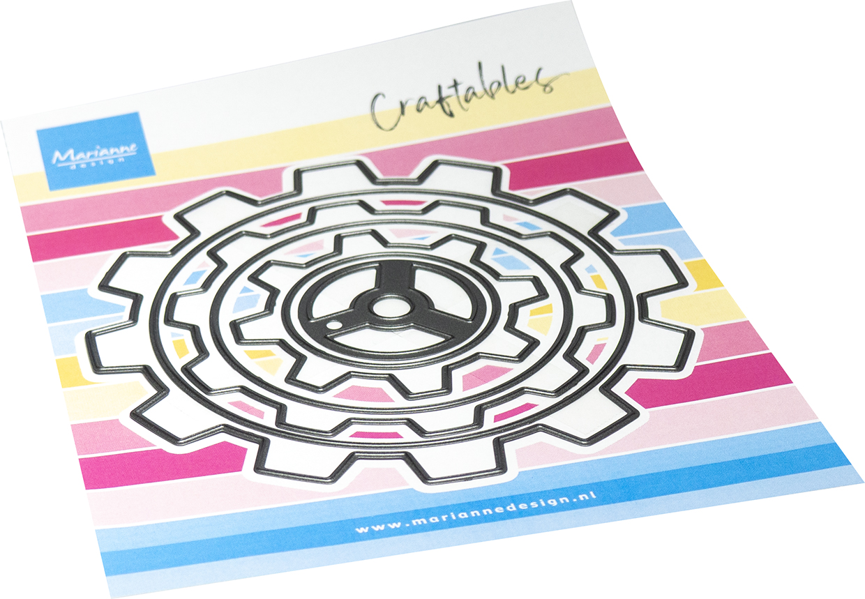 CR1737 Wykrojnik Marianne Design-Craftable -Gears-koła zębate