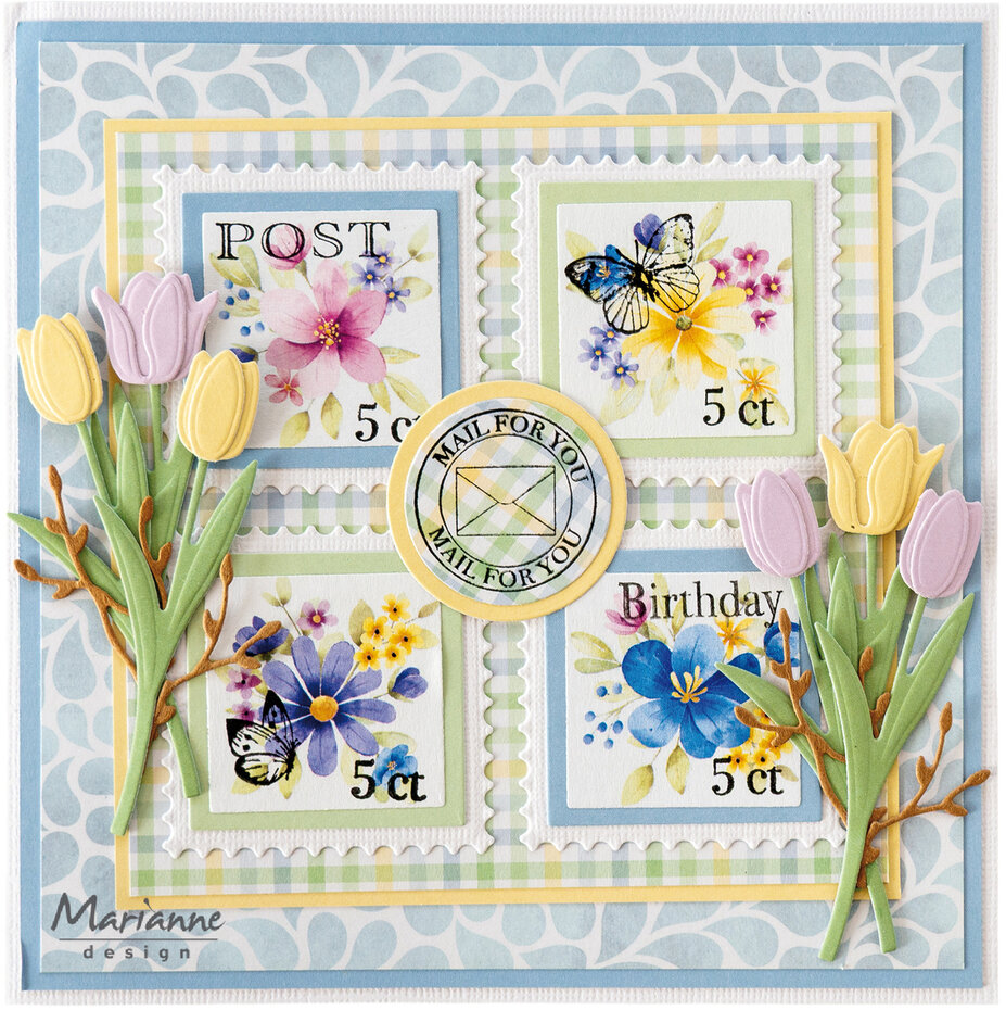 LR0948 Wykrojnik Marianne Design - Creatable -Stamp Set - znaczki pocztowe