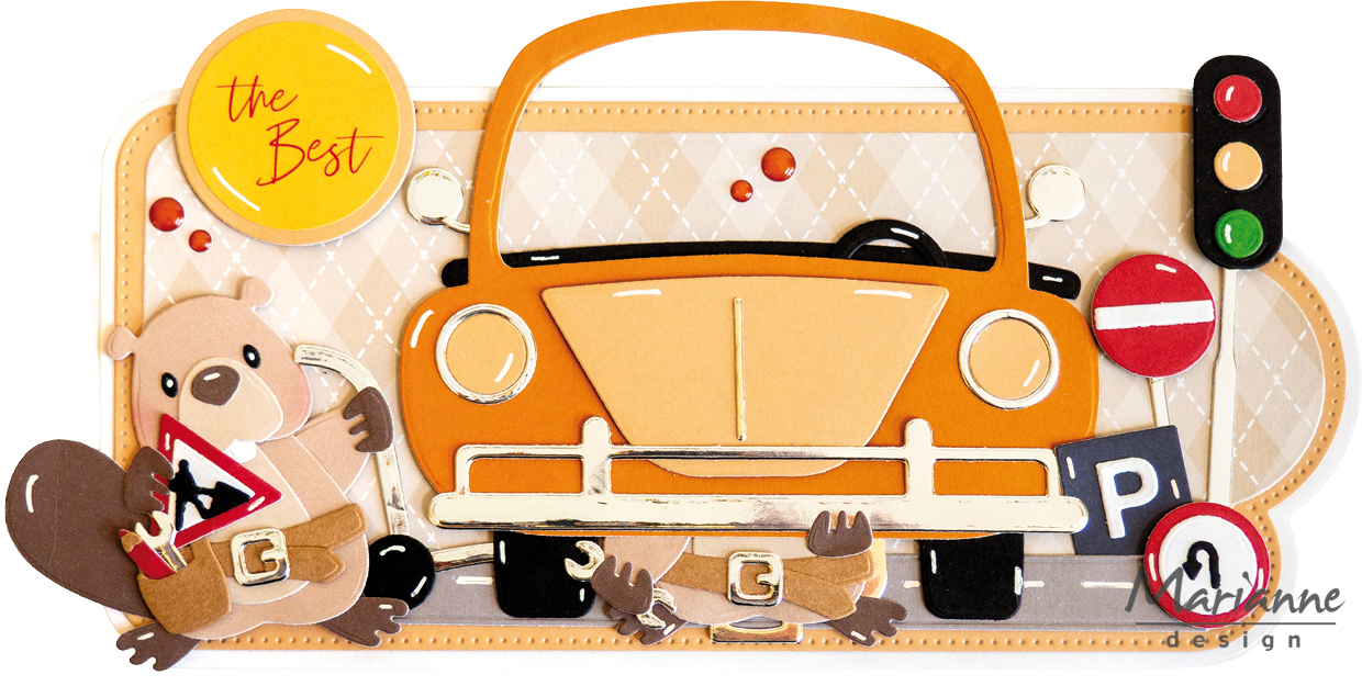 LR0959 Wykrojnik Marianne Design - Creatable -Traffic-znaki drogowe