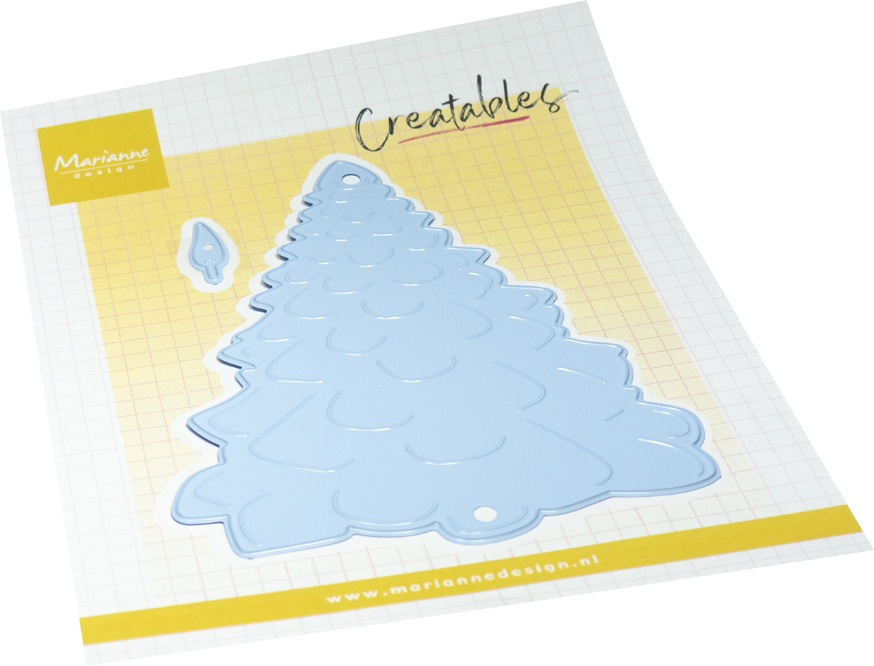 LR0964 Wykrojnik Marianne Design - Creatable -Candle Christmas tree (L)-choinka