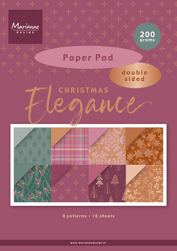 PK9223 Zestaw papierów A4 - Christmas Elegance