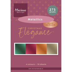 PK9225 Zestaw papierów A5 - Christmas Elegance -Metallics