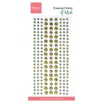 PL4543 Enamel dots - Petrol - z brokatem