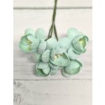 CHB-S3-9 Papierowe kwiaty wiśni Cherry Blossoms I am Roses –MINT GREEN- miętowy-5 szt