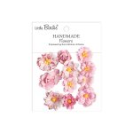 CR110162 Papierowe kwiatki - Little Birdie Handmade Printed Paper Flowers Jasper Pink Symphony -12szt