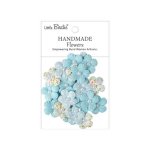 CR110505 Papierowe kwiatki - Little Birdie Handmade Printed Paper Flowers Polly Blue Symphony 25szt
