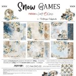 CC-F44-SWG-00 *PRZEDSPRZEDAŻ -SNOW GAMES - zestaw papierów 30,5x30,5cm -wysyłka po 14.09.2026r.