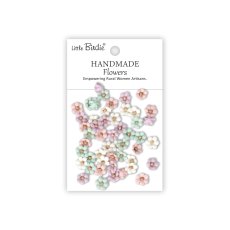 CR103042 Papierowe kwiatki - Little Birdie Handmade Printed Paper Flowers Esme Fairy Garden 50szt