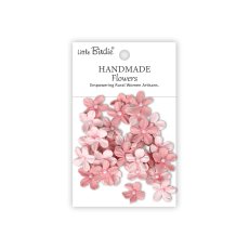 CR103053 Papierowe kwiatki - Little Birdie Handmade Printed Paper Flowers Pearl Petites Pink Passion 30szt