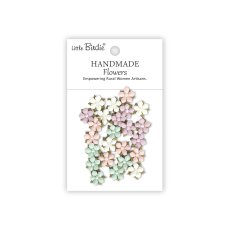 CR103062 Papierowe kwiatki - Little Birdie Handmade Printed Paper Flowers Elira Fairy Garden 24szt