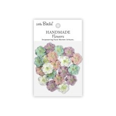 CR103149 Papierowe kwiatki - Little Birdie Handmade Printed Paper Flowers Twinkle Fairy Garden-20szt