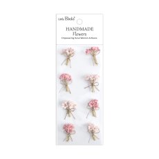 CR103270 Papierowe kwiatki - Little Birdie Handmade Printed Paper Flowers Bouqet  Pink Passion 8szt