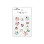 CR103307 Papierowe kwiatki - Little Birdie Handmade Printed Paper Flowers Roses & Butterflies Fairy Garden12szt