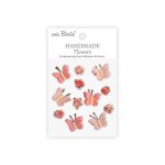 CR103308 Papierowe kwiatki - Little Birdie Handmade Printed Paper Flowers Roses & Butterflies Pink Passion 12szt