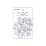 CR109948 Papierowe kwiatki - Little Birdie Handmade Printed Paper Flowers Pearl Petites Frosty White 30szt