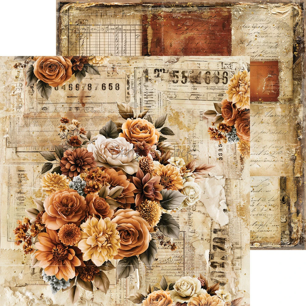 CC-C88-SON-07 *PRZEDSPRZEDAŻ -SHADES OF NATURE- zestaw papierów 20,3x20,3cm -wysyłka po 14.09.2026r.