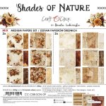 CC-C88-SON-09 *PRZEDSPRZEDAŻ -SHADES OF NATURE- zestaw papierów 20,3x20,3cm - MIX -wysyłka po 14.09.2026r.