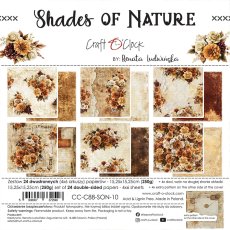 CC-C88-SON-10 *PRZEDSPRZEDAŻ -SHADES OF NATURE - zestaw papierów 15,25x15,25cm -wysyłka po 14.09.2026r.