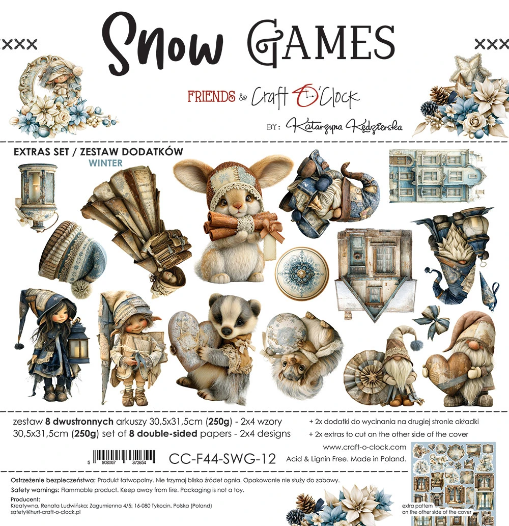 CC-F44-SWG-13 *PRZEDSPRZEDAŻ -SNOW GAMES - zestaw DODATKÓW - MIX -wysyłka po 14.09.2026r.