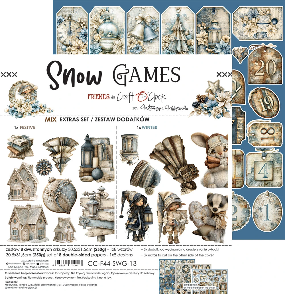 CC-F44-SWG-13 *PRZEDSPRZEDAŻ -SNOW GAMES - zestaw DODATKÓW - MIX -wysyłka po 14.09.2026r.