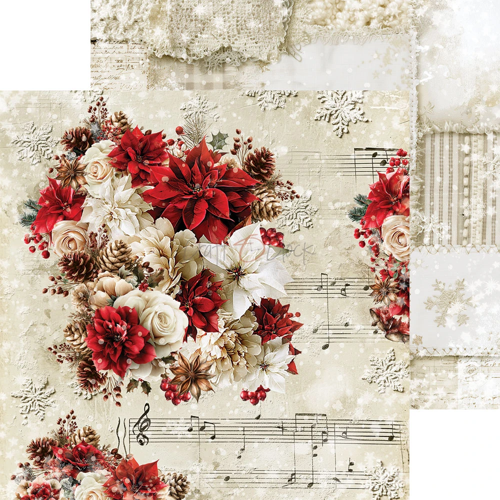 CC-C87-SCS-09 *PRZEDSPRZEDAŻ -SPIRIT OF CHRISTMAS- zestaw papierów 20,3x20,3cm - MIX -wysyłka po 14.09.2026r.