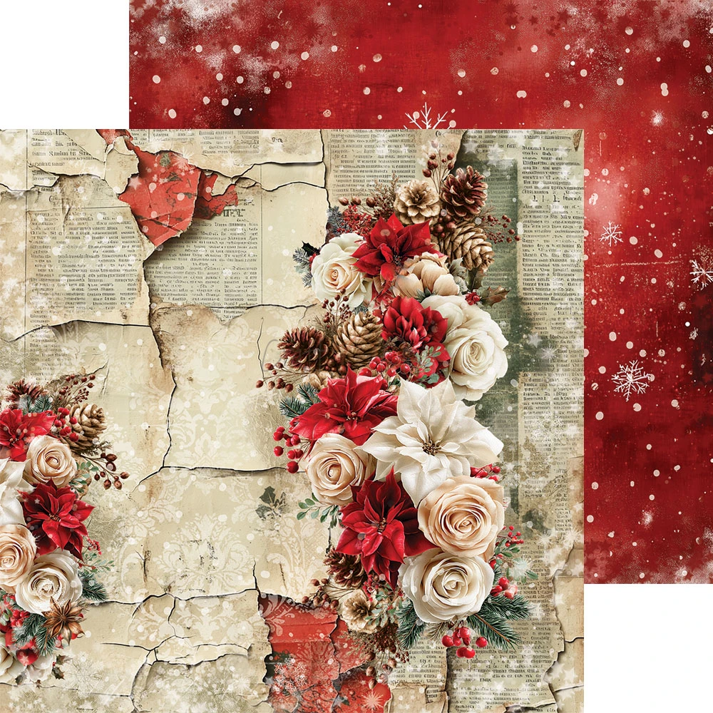CC-C87-SCS-09 *PRZEDSPRZEDAŻ -SPIRIT OF CHRISTMAS- zestaw papierów 20,3x20,3cm - MIX -wysyłka po 14.09.2026r.