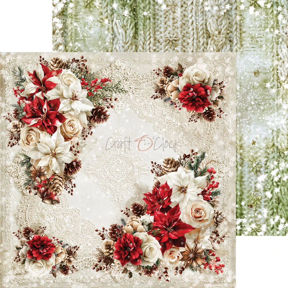 CC-C87-SCS-09 *PRZEDSPRZEDAŻ -SPIRIT OF CHRISTMAS- zestaw papierów 20,3x20,3cm - MIX -wysyłka po 14.09.2026r.