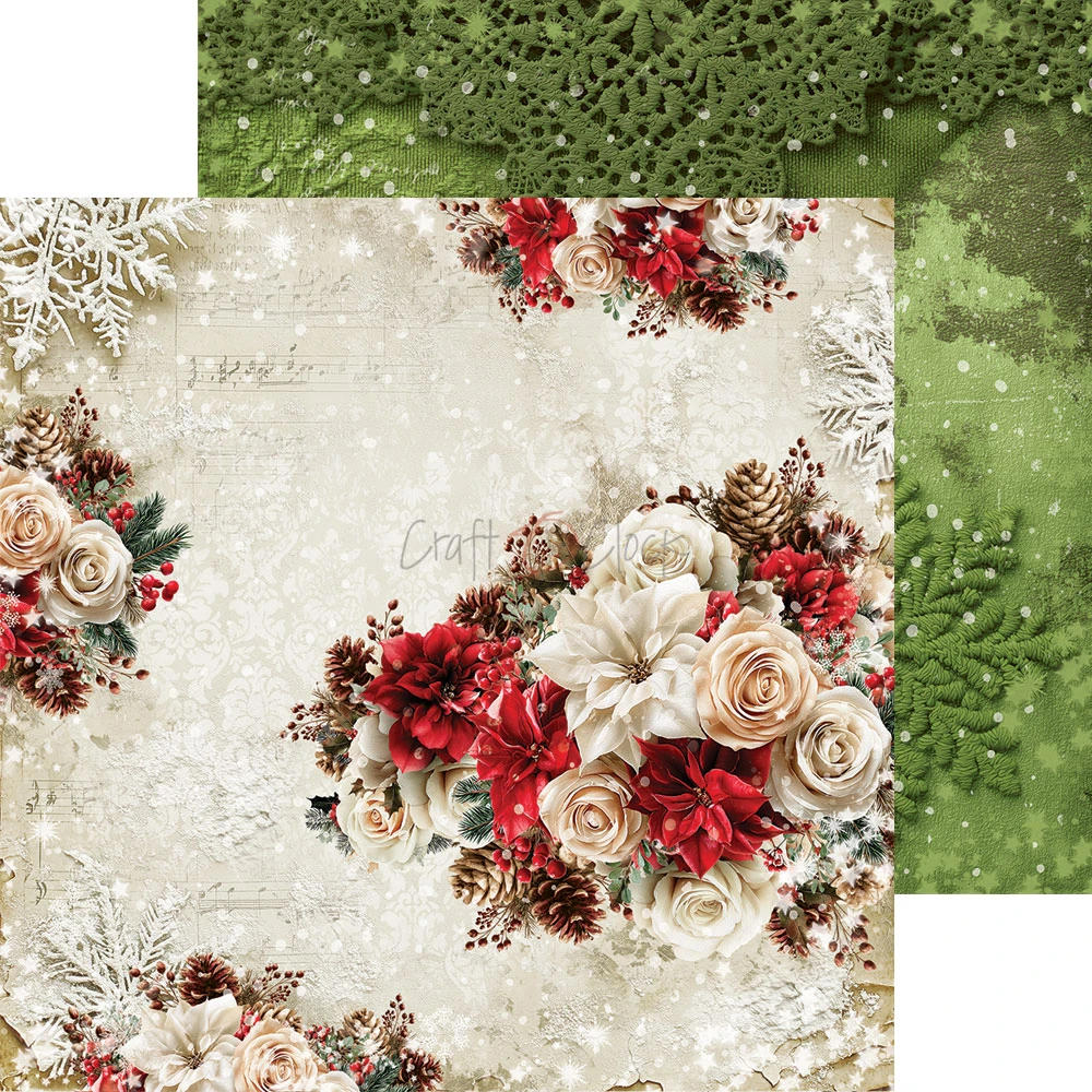 CC-C87-SCS-09 *PRZEDSPRZEDAŻ -SPIRIT OF CHRISTMAS- zestaw papierów 20,3x20,3cm - MIX -wysyłka po 14.09.2026r.
