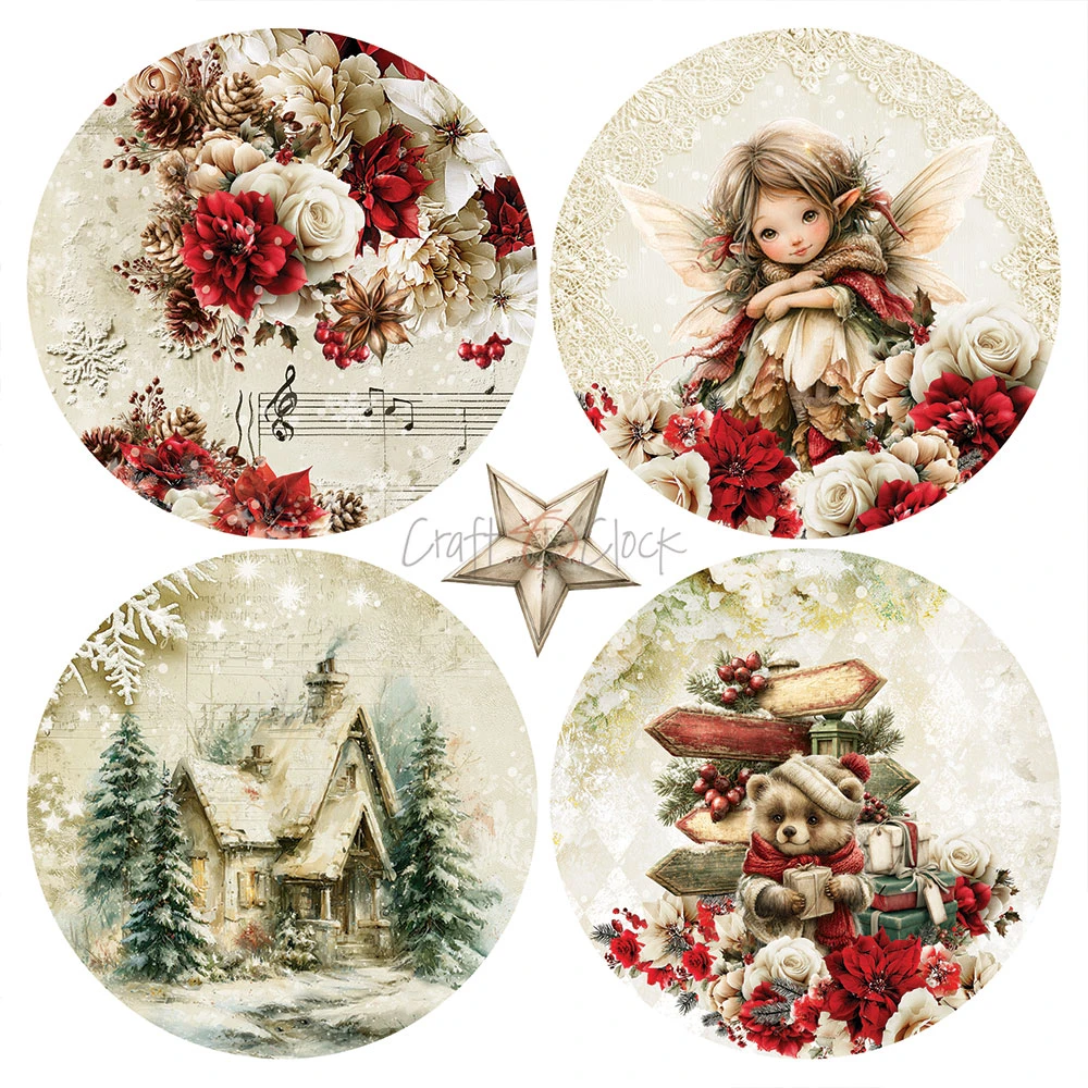 CC-C87-SCS-10 *PRZEDSPRZEDAŻ -SPIRIT OF CHRISTMAS - zestaw papierów 15,25x15,25cm -wysyłka po 14.09.2026r.