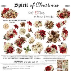 CC-C87-SCS-14 *PRZEDSPRZEDAŻ -SPIRIT OF CHRISTMAS - zestaw DODATKÓW - FLOWERS -wysyłka po 14.09.2026r.