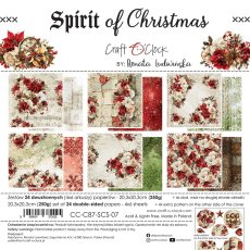 CC-C87-SCS-07 *PRZEDSPRZEDAŻ -SPIRIT OF CHRISTMAS- zestaw papierów 20,3x20,3cm -wysyłka po 14.09.2026r.