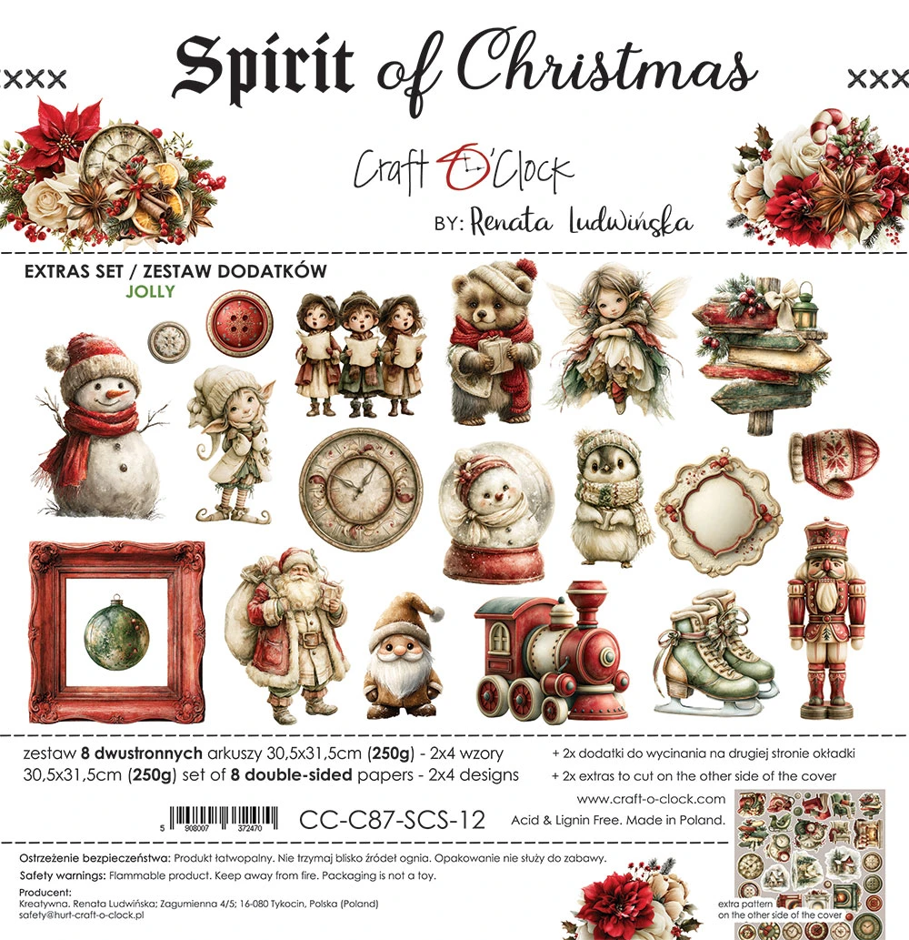 CC-C87-SCS-13 *PRZEDSPRZEDAŻ -SPIRIT OF CHRISTMAS - zestaw DODATKÓW - MIX -wysyłka po 14.09.2026r.