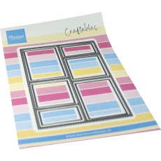 CR1739 Wykrojnik Marianne Design-Craftable -Stamp layout - A6 -znaczki pocztowe