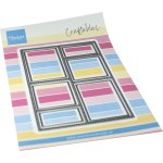 CR1739 Wykrojnik Marianne Design-Craftable -Stamp layout - A6 -znaczki pocztowe