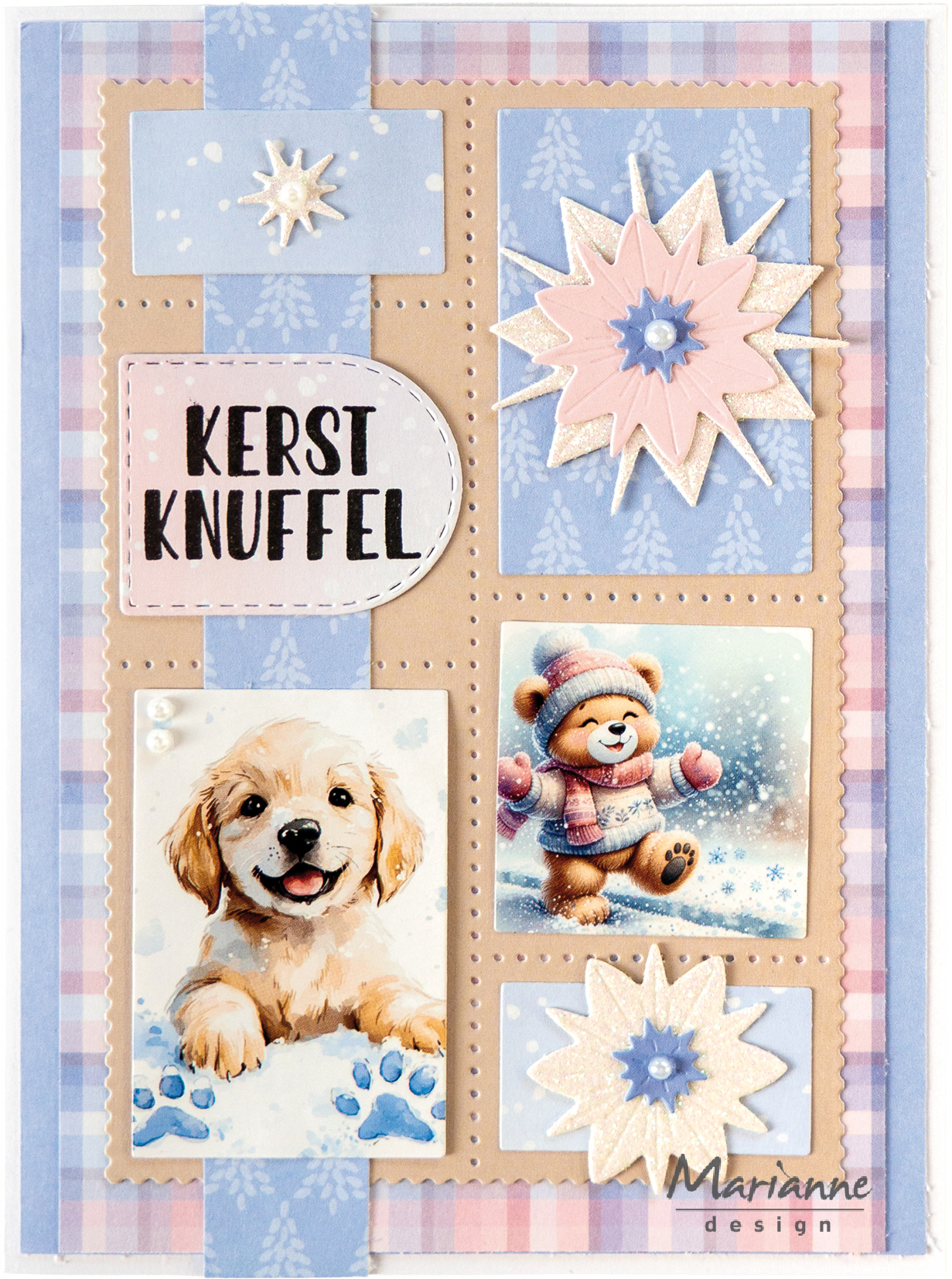 CR1739 Wykrojnik Marianne Design-Craftable -Stamp layout - A6 -znaczki pocztowe