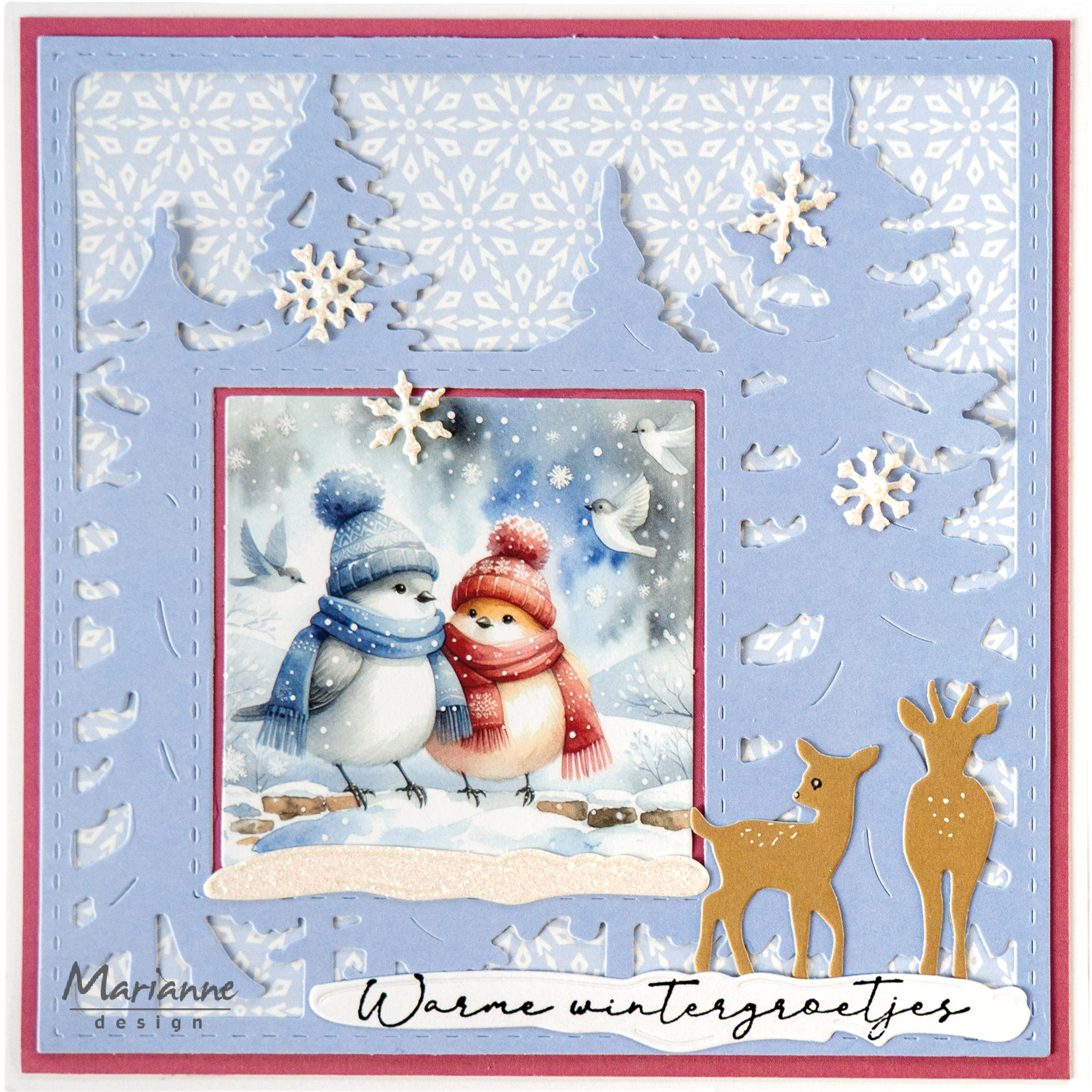 CR1740 Wykrojnik Marianne Design-Craftable -Punch die XL- deer-jelenie