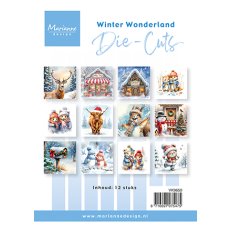 VK9650 Die-cuts -Marianne Design - Winter Wonderland -zima
