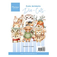 VK9651 Die-cuts -Marianne Design - Cute Animals-zwierzątka
