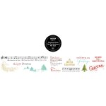 ACSCT0008 Christmas Cheer Kiss-Cut PET Tape Sentiment (5cmx5m) by Katie Pertiet
