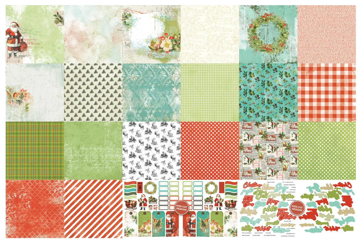 ACSPP0026 Zestaw papierów 30,5 x30,3cm Christmas Cheer - Arden Creative Studio