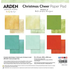 ACSPP0027 Zestaw papierów 30,5 x30,3cm Christmas Cheer Solids  - Arden Creative Studio