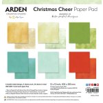 ACSPP0027 Zestaw papierów 30,5 x30,3cm Christmas Cheer Solids  - Arden Creative Studio