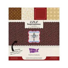 GX-CI-JBXB Zestaw papierów Core'Cordinations 30,5 x 30,5 cm- Brown and Cream Collection